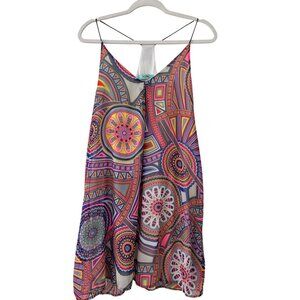 Karlie Racerback Dress Colorful Sundress Festival Boho Gypsy